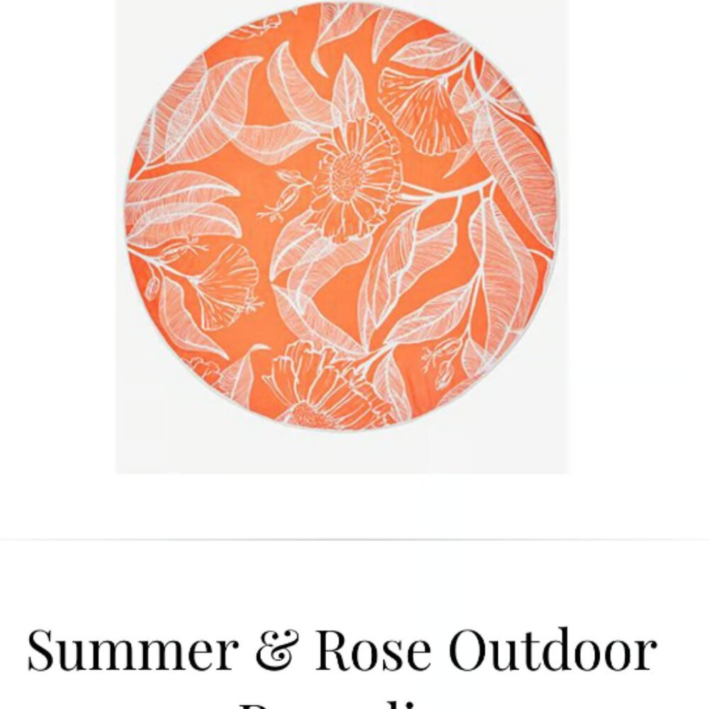 Summer & Rose Outdoor Roundie Beach / Lake Towel